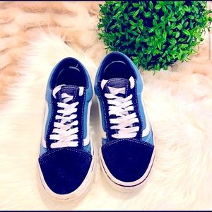 Vans Old Skool Sk8 ComfyCush Lowtop 7.5 M Classic Navy Blue Excellent Condition